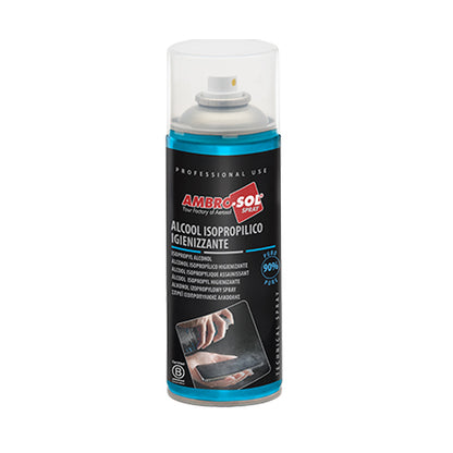 Alcool isopropilico Ambro-Sol spray da 400 ml per pulizia componenti elettronici e circuiti