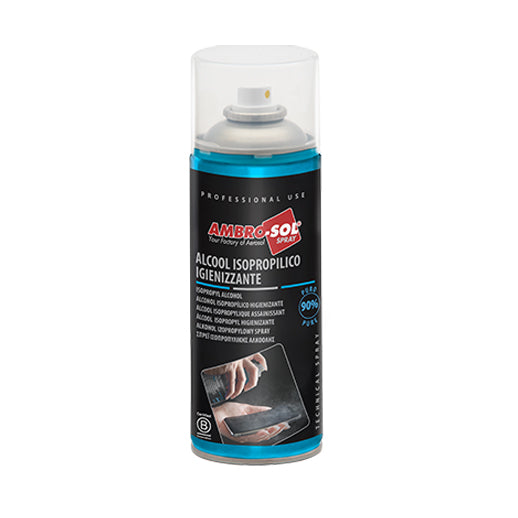 Alcool isopropilico Ambro-Sol spray da 400 ml per pulizia componenti elettronici e circuiti