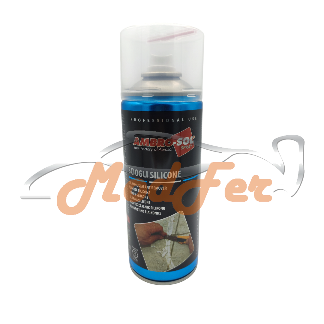 sciogli silicone spray professionale ambrosol