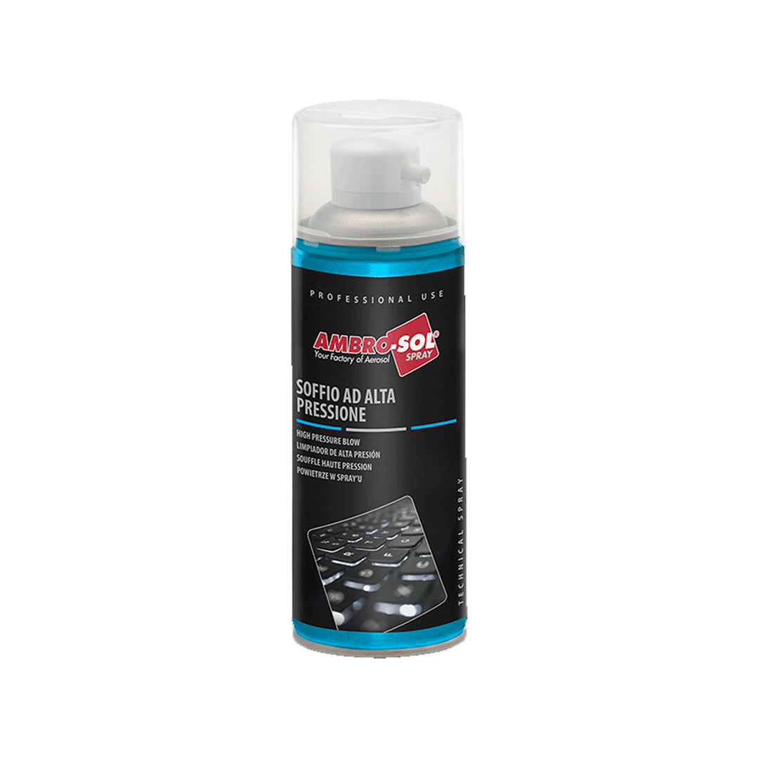 Bomboletta aria compressa alta pressione spray 400ml per pulizia – Ambro-Sol P303