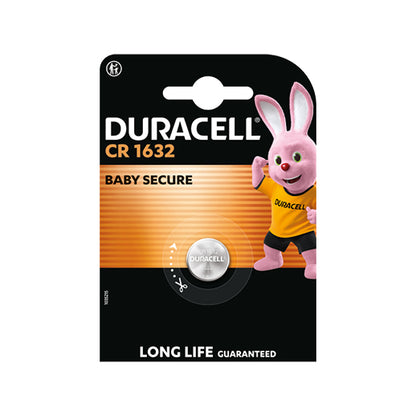 Batteria a bottone Duracell CR1632 al litio 3V per orologi e dispositivi elettronici