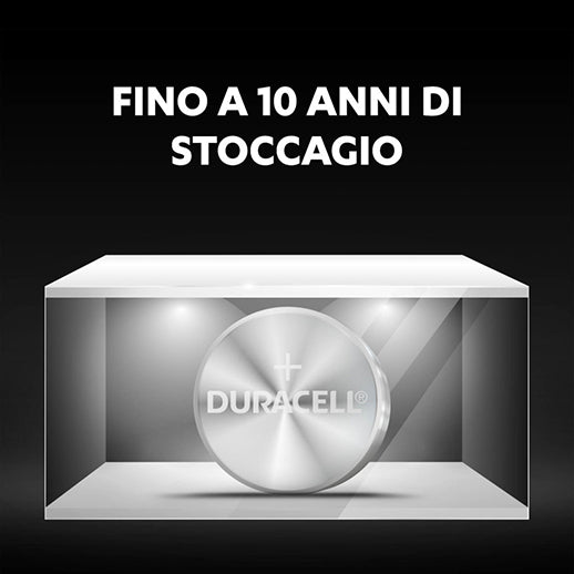 Batteria Duracell CR1620 e CR1632 3V al litio, pila a bottone per orologi e telecomandi, durata 10 anni
