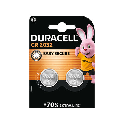 Batteria a bottone Duracell CR2032 al litio 3V per chiavi, bilance, orologi e dispositivi elettronici