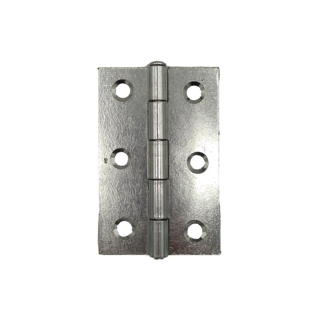 Cerniera pesante Art.838 con perno fisso in acciaio zincato MM.45(H)x35(L) spessore MM.1,2 per ante e porte