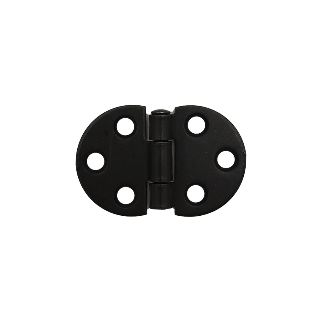 Cerniera piana in ferro brunito 45x30mm per mobili antichi, ante e bauli – finitura rustica