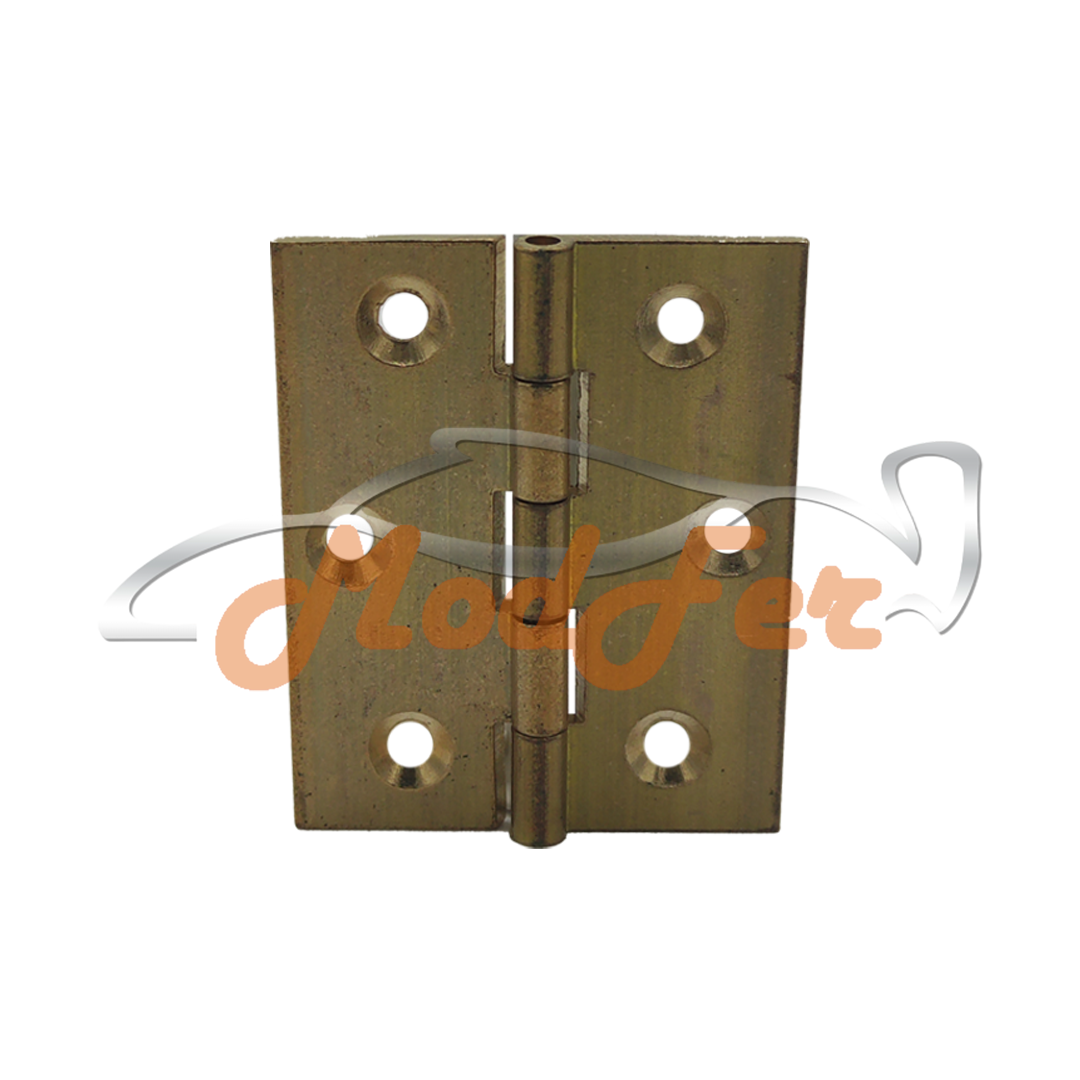 cerniera in ottone nichelata fresata piana per mobili 60x50