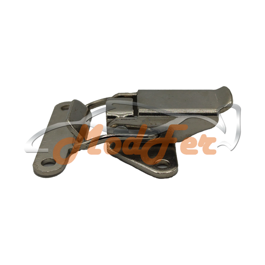 chiusura a leva tipo e in ferro nichelato