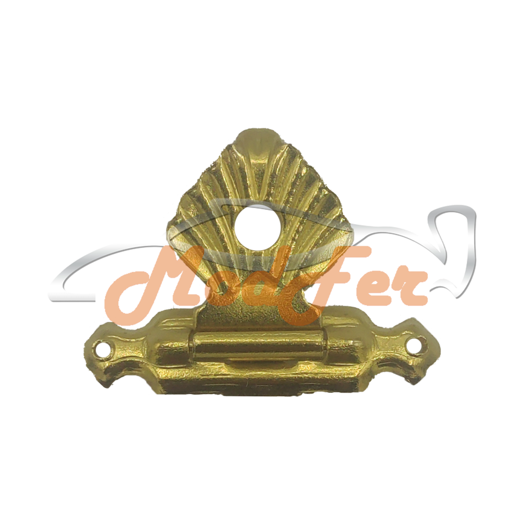 chiusura per astucci 25x25 in ferro ottonato