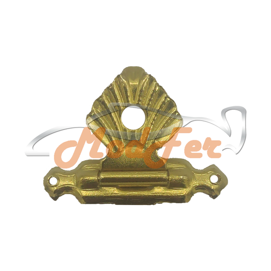 chiusura per astucci 25x25 in ferro ottonato