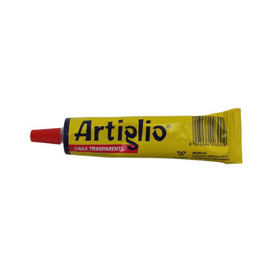 Colla neoprenica trasparente Artiglio Casa Wilbra 25ml – adesivo universale per cuoio, legno, plastica e metallo