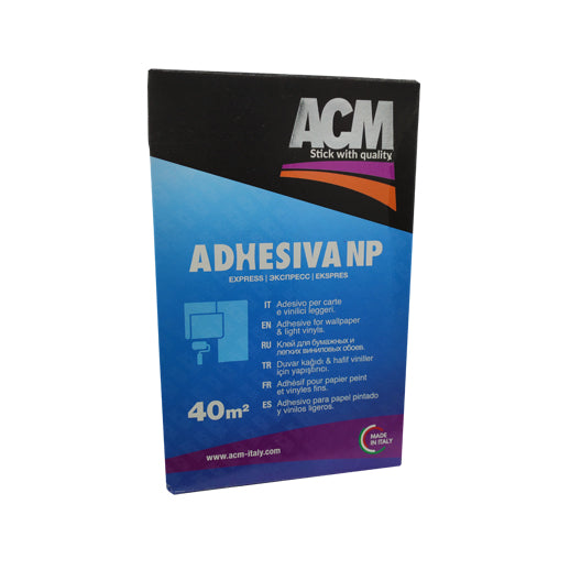 Colla per parati in polvere Adhesiva N ACM da 200 grammi, adesivo per carta da parati