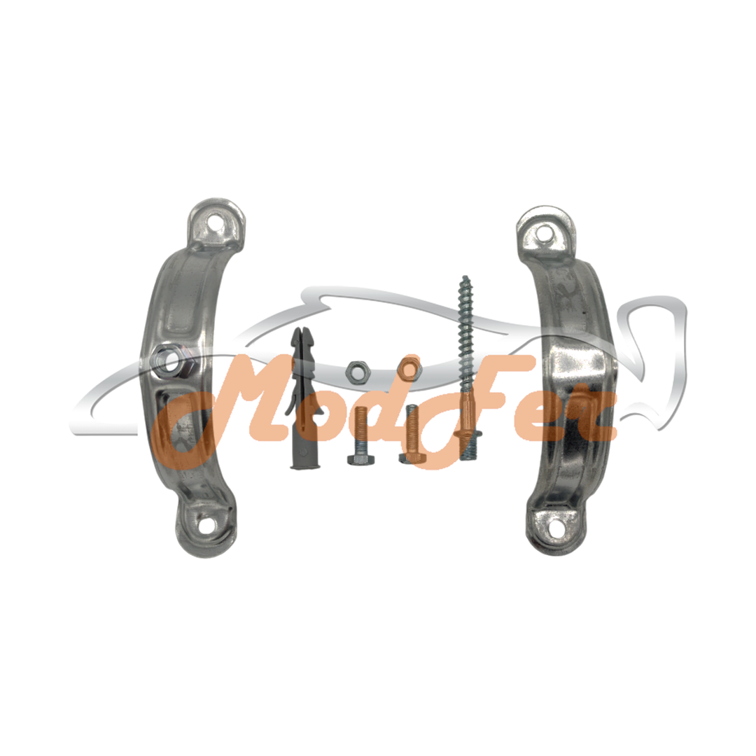 collare fissatubi pluviali resistente diametro 100 mm.