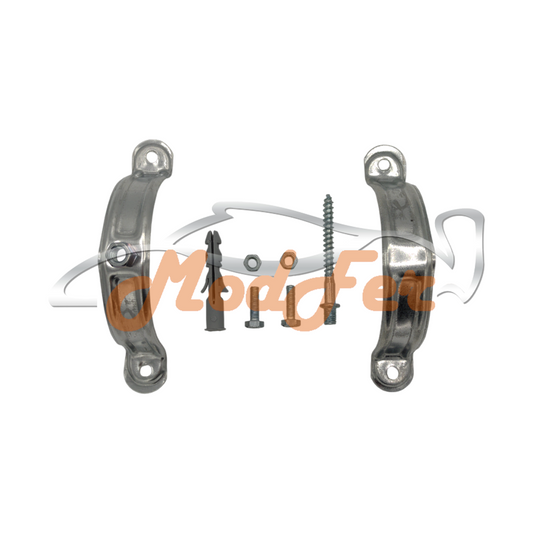 collare fissatubi pluviali resistente diametro 100 mm.