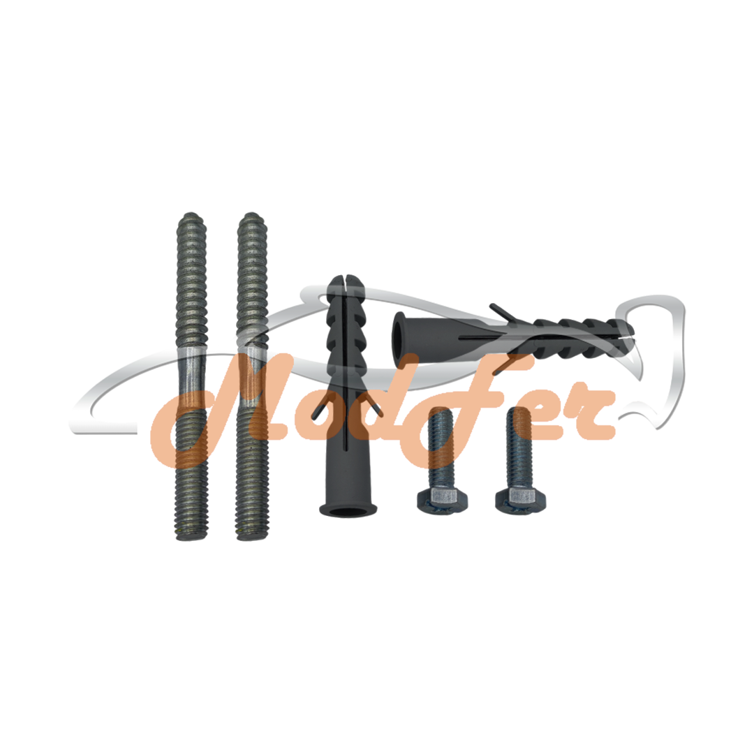 collare per fissare tubi con doppia vite 58-62