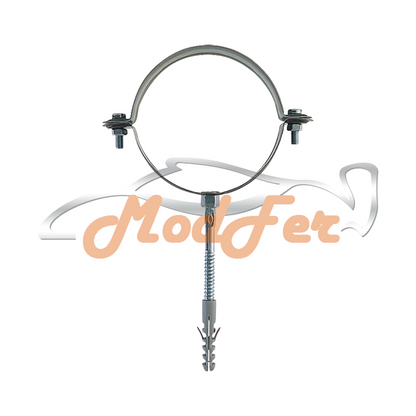 collare tondo resistente per tubi pluviali 120 mm.