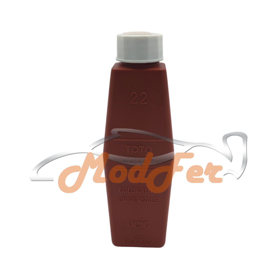 Colorante universale Terracotta T22 50ml Totocolor UCIC – ad alta concentrazione per idropitture, smalti sintetici e ad acqua