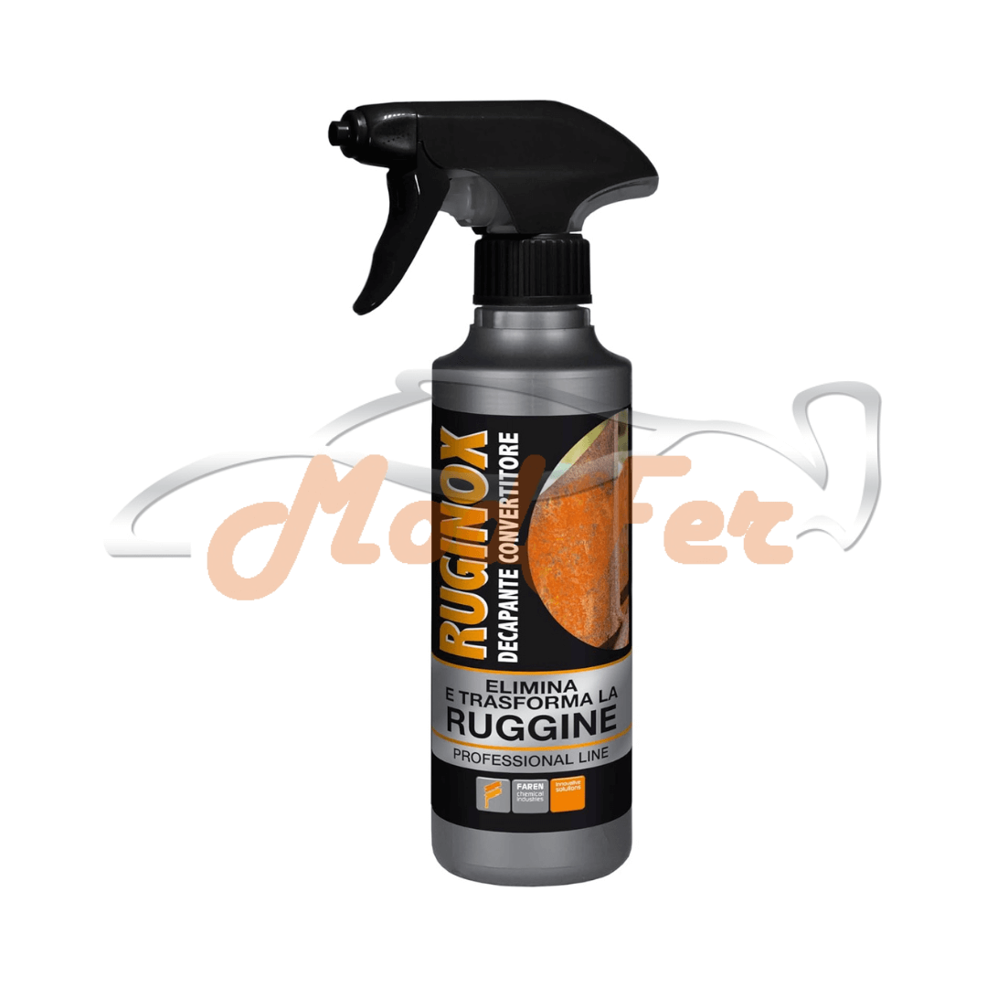 Convertitore di ruggine Ruginox Faren 250ml, trasformatore antiruggine per stabilizzare ossidazione su superfici metalliche