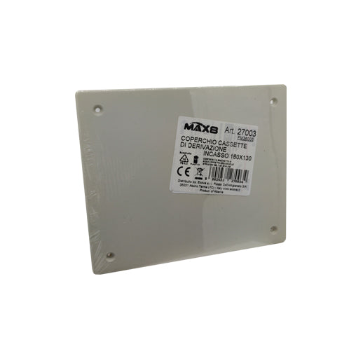 Coperchio per cassetta di derivazione da incasso 160x130 mm MAX8 Ecova 27003