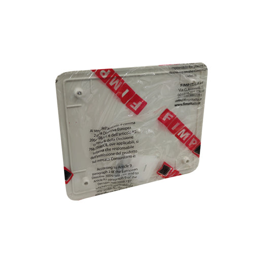 Coperchio di protezione Ecova per scatola elettrica da incasso, vista posteriore