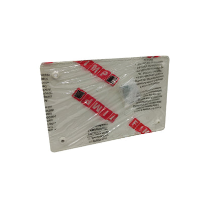 Coperchio di protezione Ecova per cassetta elettrica da incasso, vista posteriore