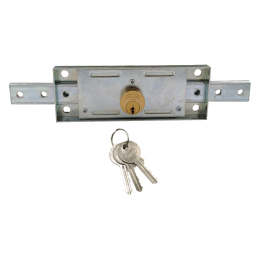 serratura da serranda centrale Wally 288 con chiavi incluse, sistema di chiusura per saracinesche