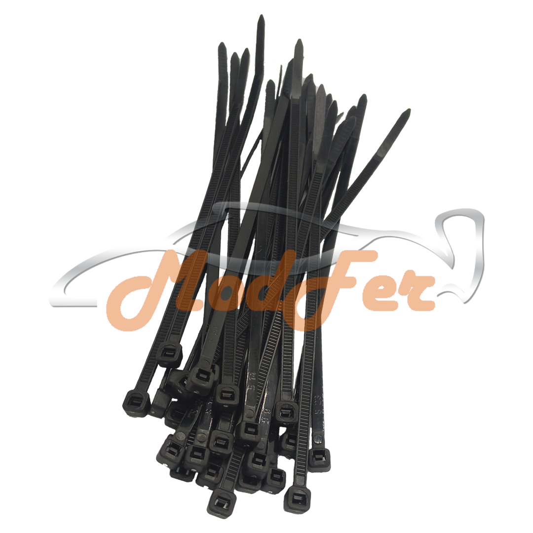 fascette nere per cablaggio in nylon 4,5x360 MM. 