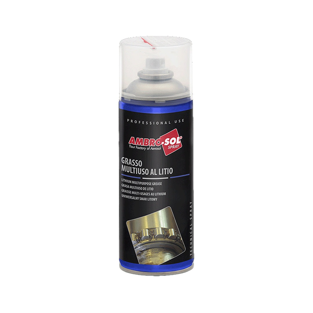 Bomboletta grasso multiuso al litio spray 400ml lubrificante industriale – Ambro-Sol G001