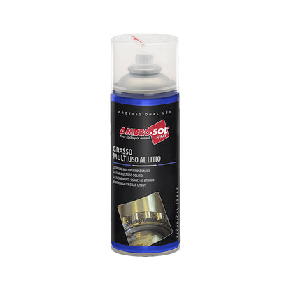Bomboletta grasso multiuso al litio spray 400ml lubrificante industriale – Ambro-Sol G001