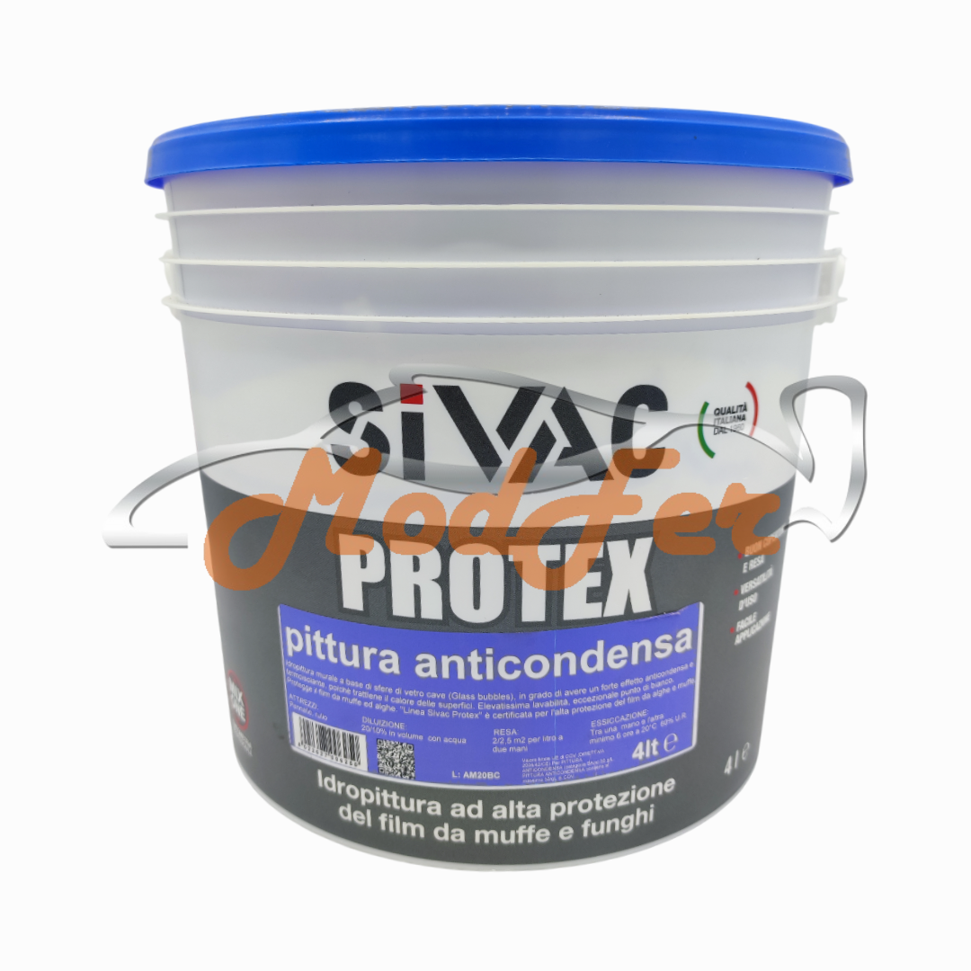 idropittura murale sivac protezione 
muffe e funghi 4 litri