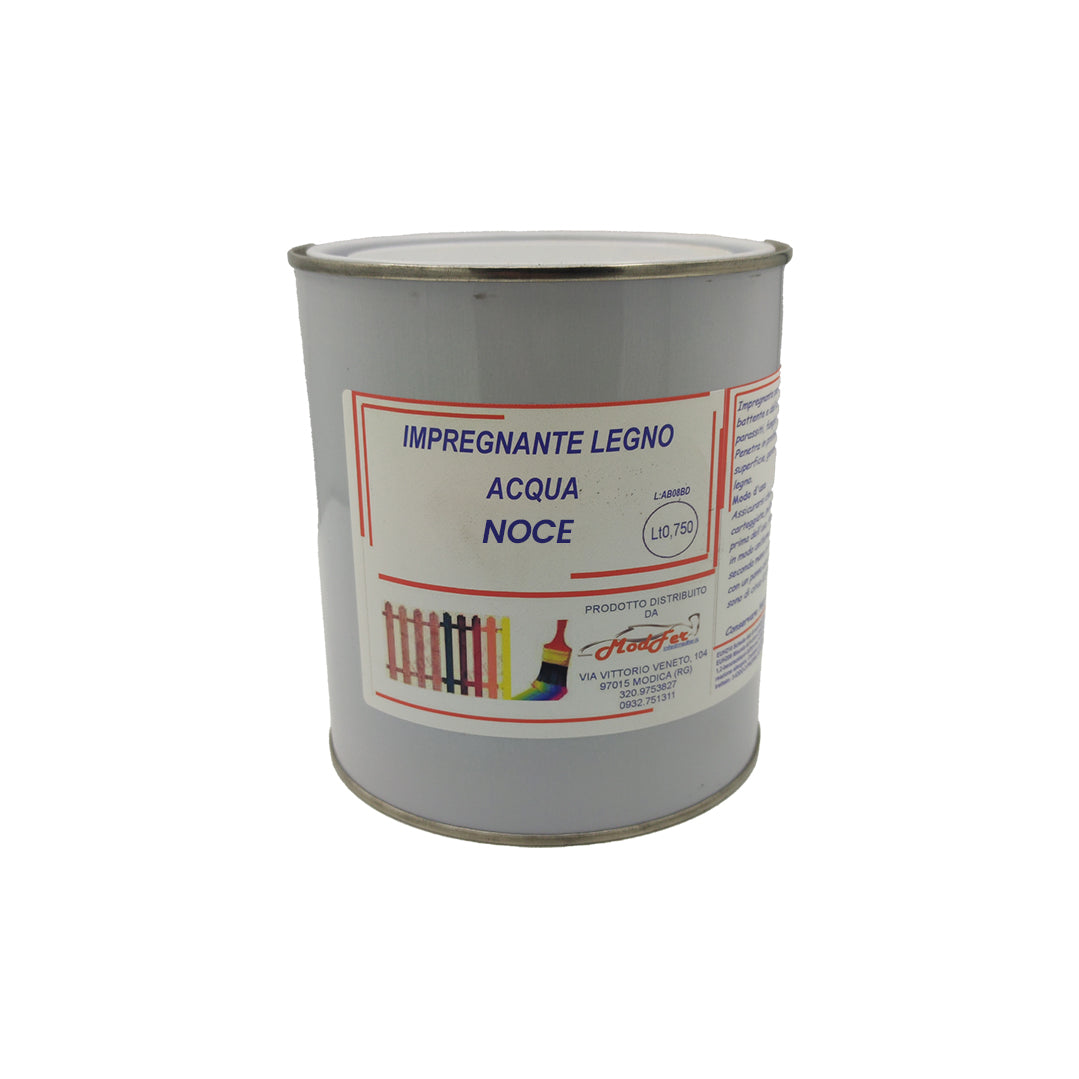 Impregnante protettivo noce per legno all'acqua 750ml SiVAC – uso interno ed esterno, non forma spessore