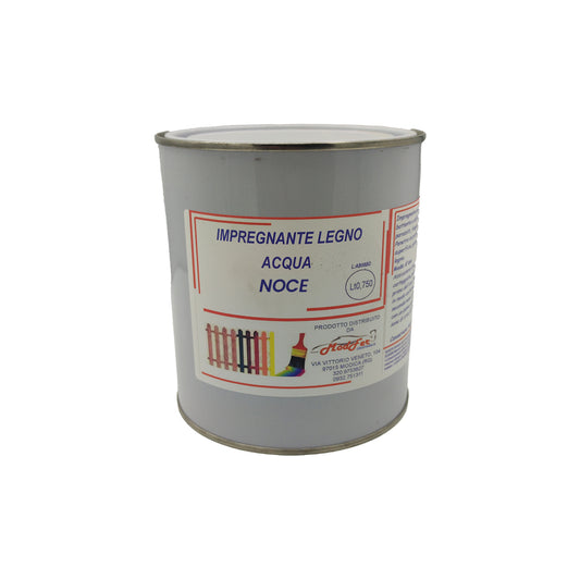 Impregnante protettivo noce per legno all'acqua 750ml SiVAC – uso interno ed esterno, non forma spessore