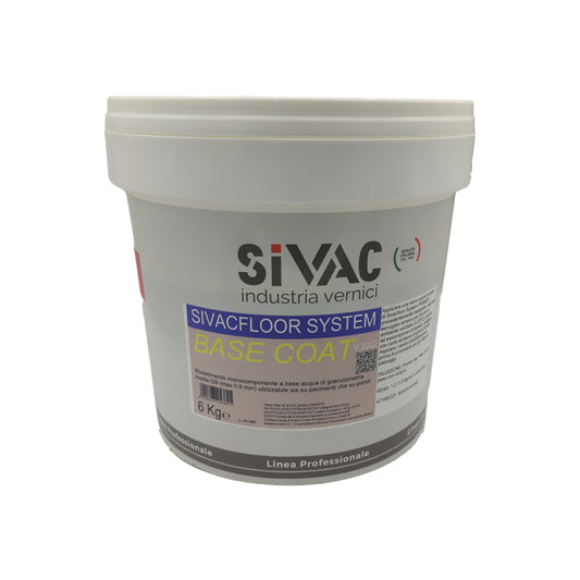 Rivestimento impermeabile monocomponente Bianco Sabbia (White Sand) 6kg Sivacfloor System SiVAC – per pareti, pavimenti e arredo