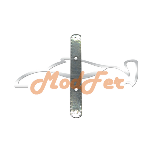 lastrina diritta con bordi arrotondati acciaio zincato 12 cm