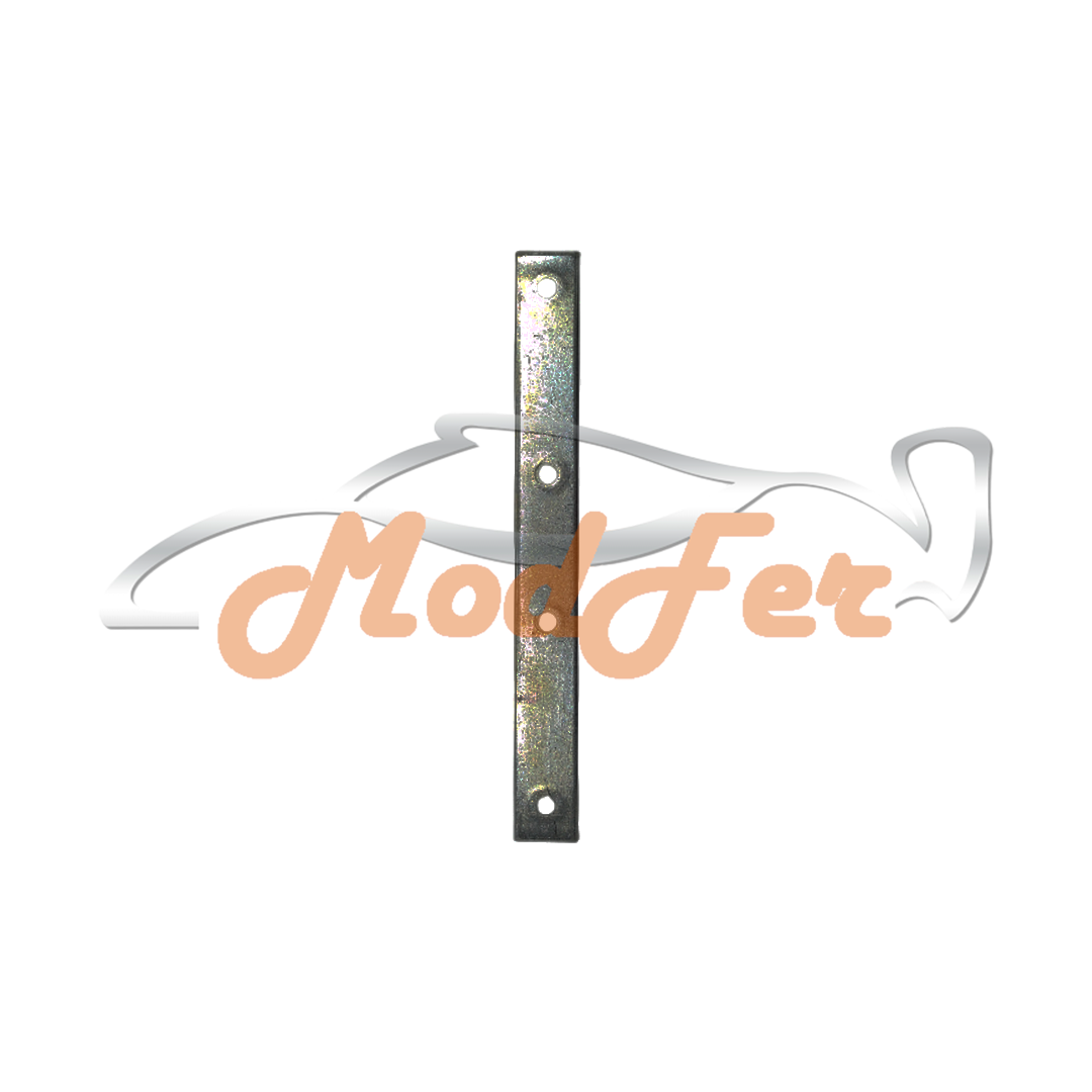 lastrina dritta per fissaggio 4 fori zincata 14 cm.