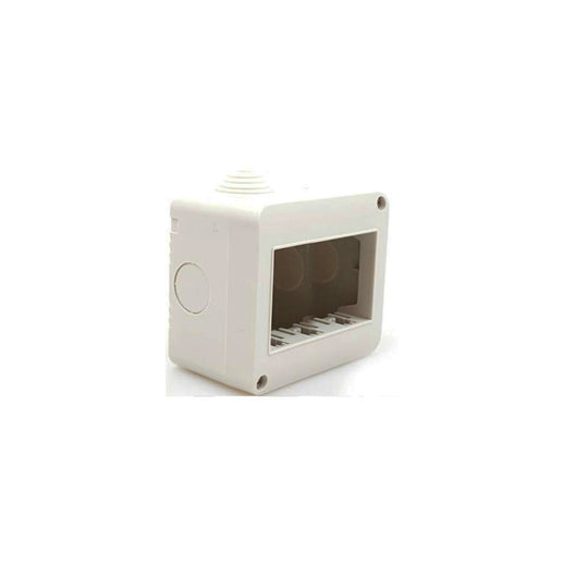contenitore box da 3 moduli serie matrix S5103B bianco