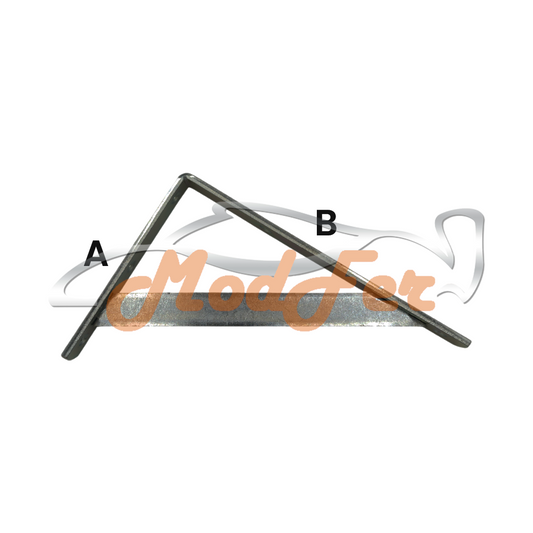 mensola leggera con saetta in acciaio zincato sipa 30x10 cm