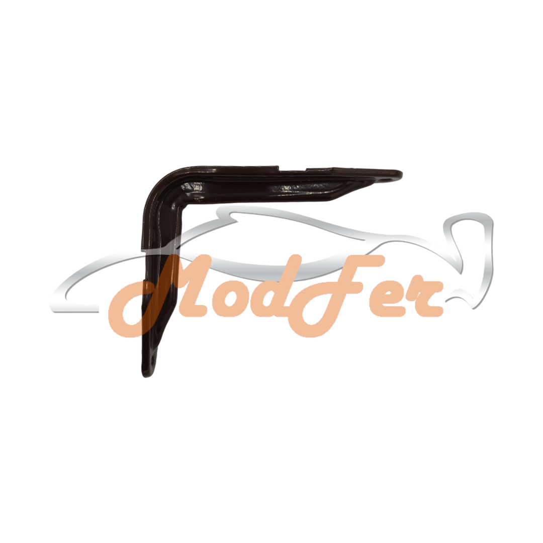 mensola nervata verniciata marrone 96x120 mm