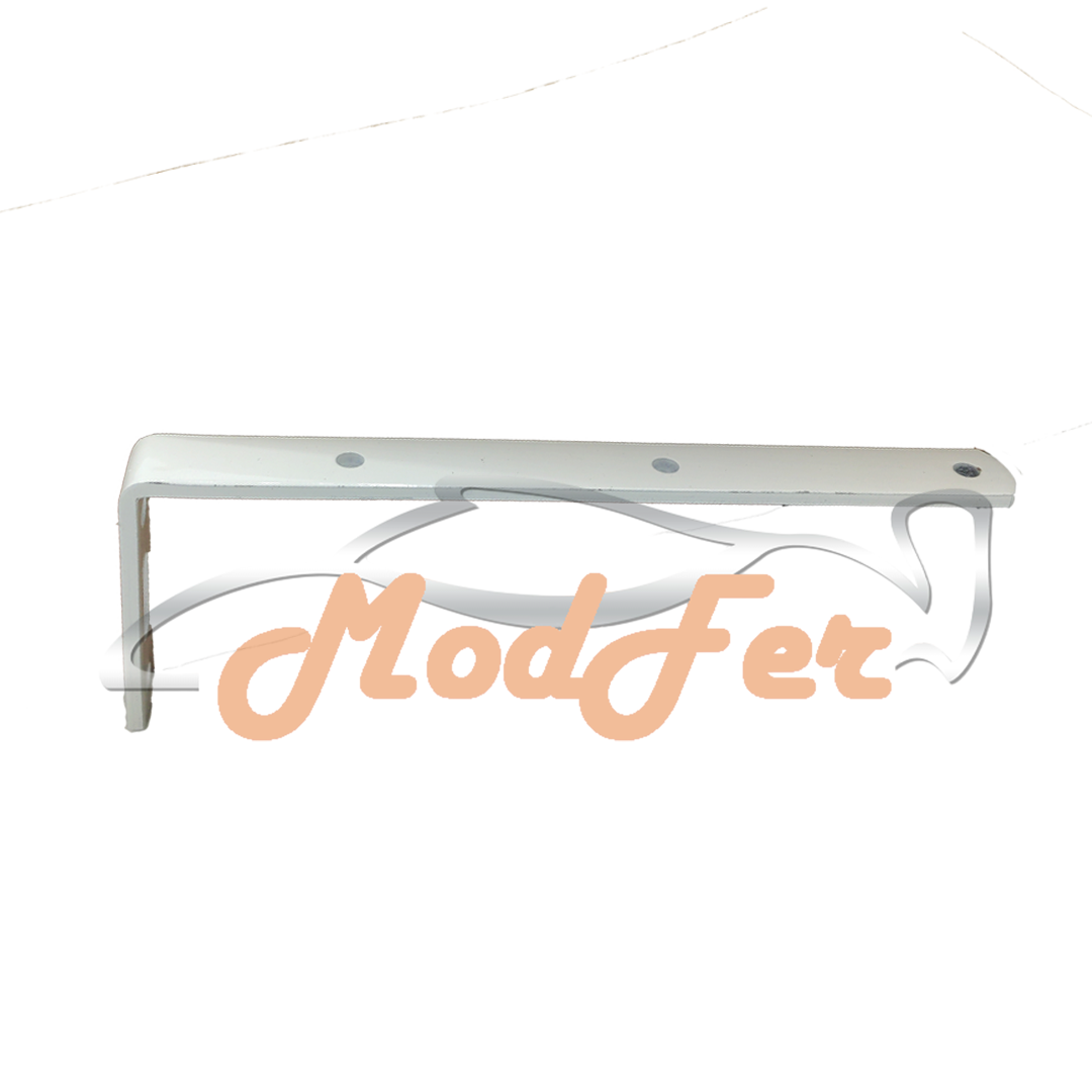 mensola pesante verniciata bianca sipa cm 20