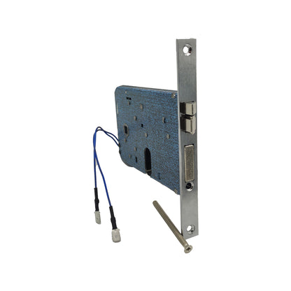 Serratura elettrica per fasce OMEC378 entrata 60mm mano destra 12V in acciaio zincato