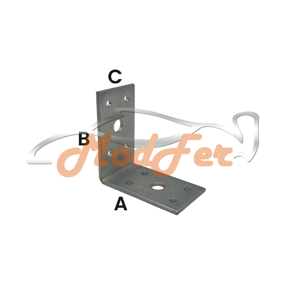 piastra ad angolo sipa 70x70x40 sipa