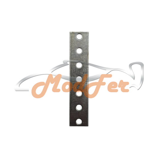 piastrina diritta forata zincata 10 cm sipa