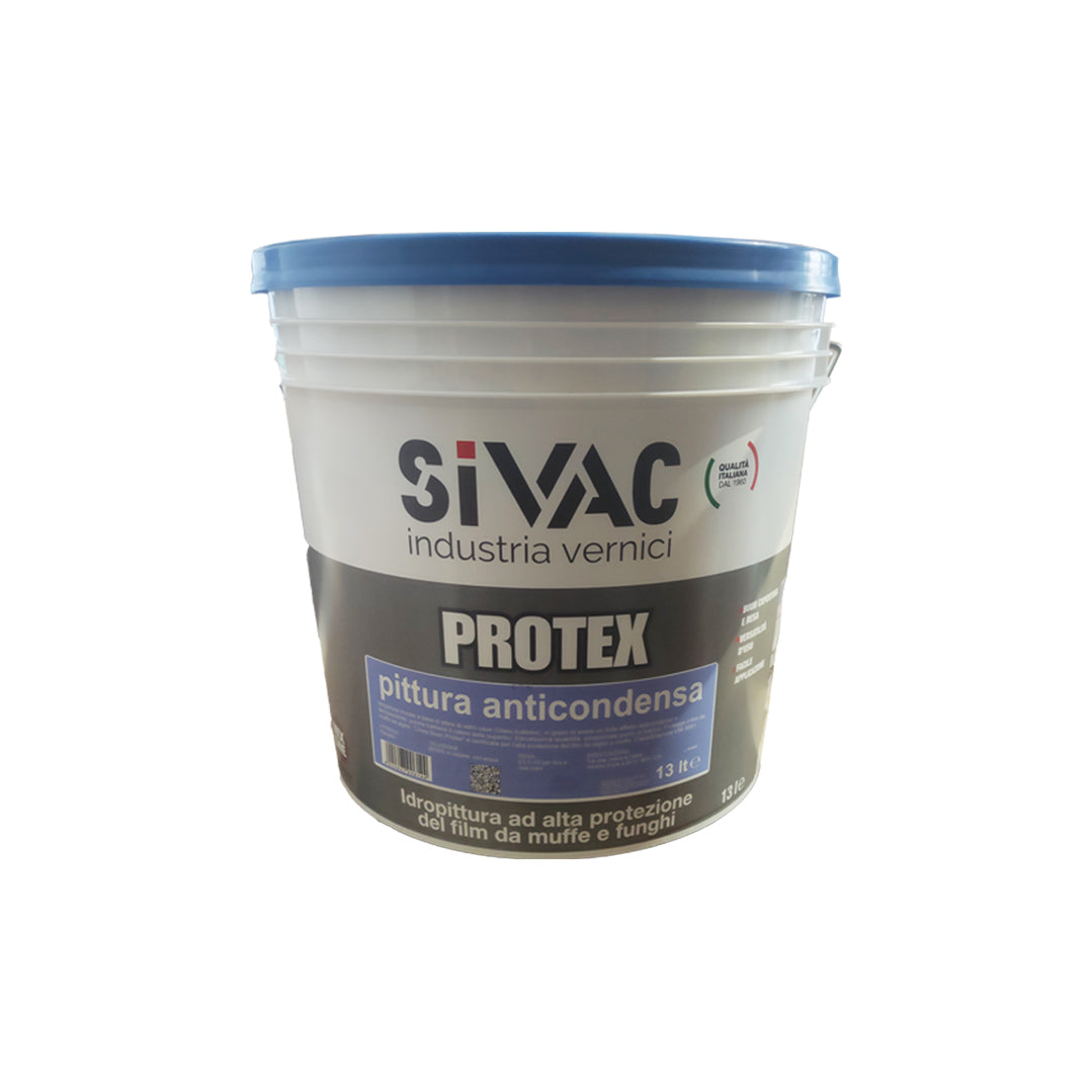 Pittura anticondensa e termoisolante SiVAC 4 litri a microsfere di vetro per ridurre condensa e proteggere da muffe e alghe su pareti interne