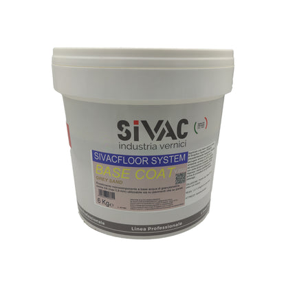 Rivestimento impermeabile monocomponente Grigio Sabbia (Grey Sand) 6kg Sivacfloor System SiVAC – per pareti, pavimenti e arredo