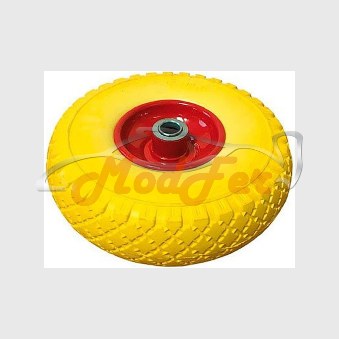 foto ruota di ricambio antiforatura per carriola verdelook