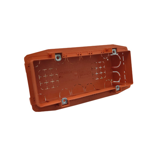 Scatola di derivazione rettangolare Ecova da 6 posti MAX8, vista frontale 