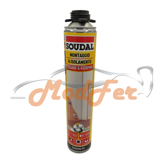 schiuma poliuretanica montaggio e isolamento soudal