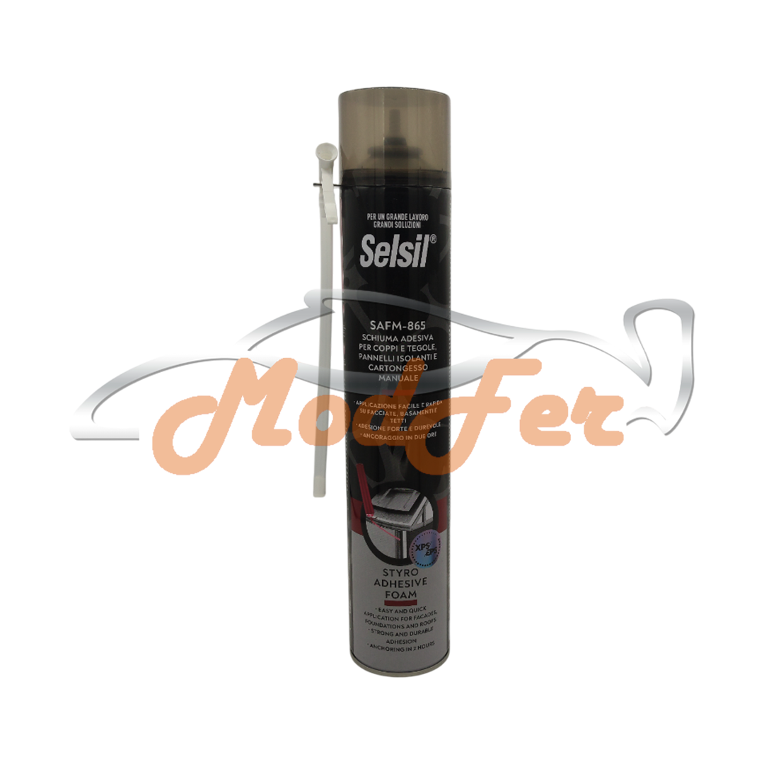 schiuma poliuretanica per coppi e tegole, sigillante edilizia, impermeabilizzante, selsil safm 865