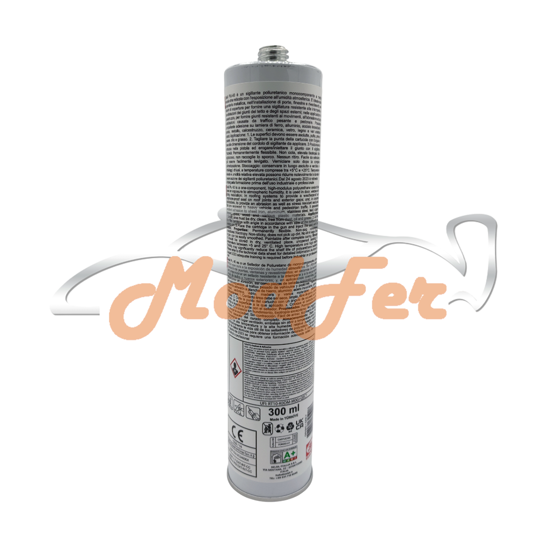 sigillante poliuretanico grigio per edilizia selsil 