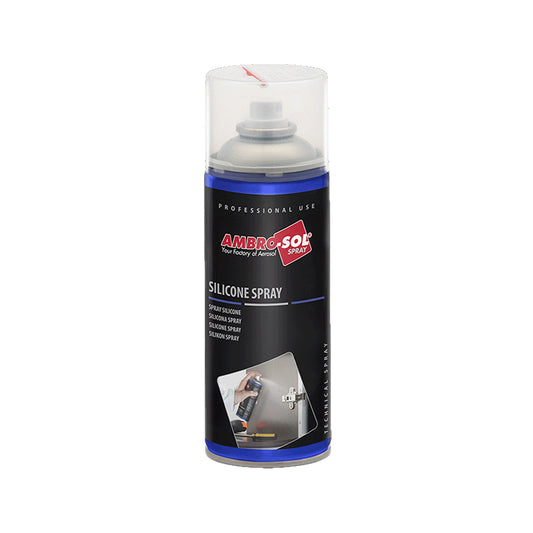 Bomboletta silicone spray puro 400ml lubrificante idrorepellente – Ambro-Sol OL103
