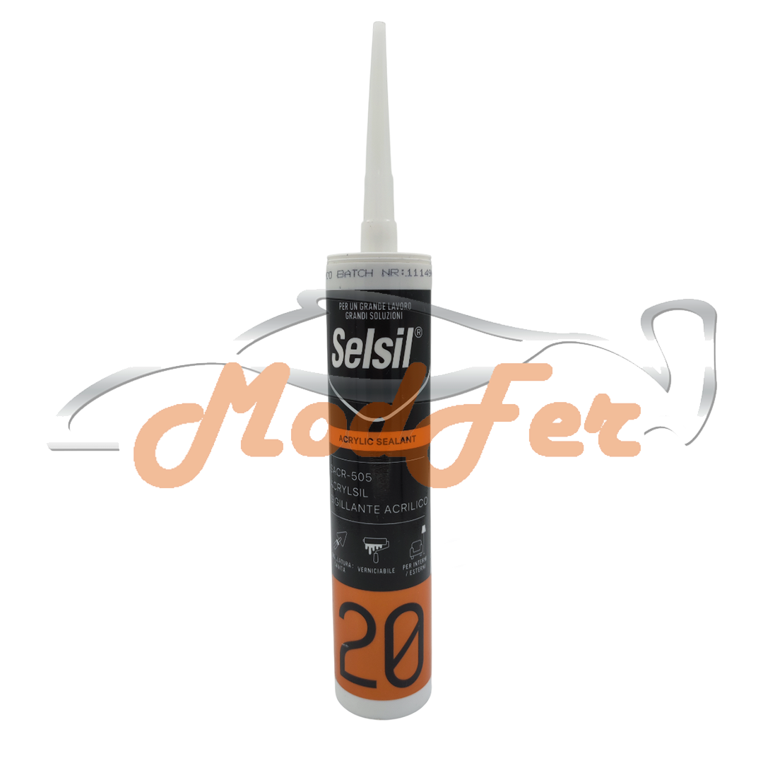 silicone acrilico bianco selsil sacr 505